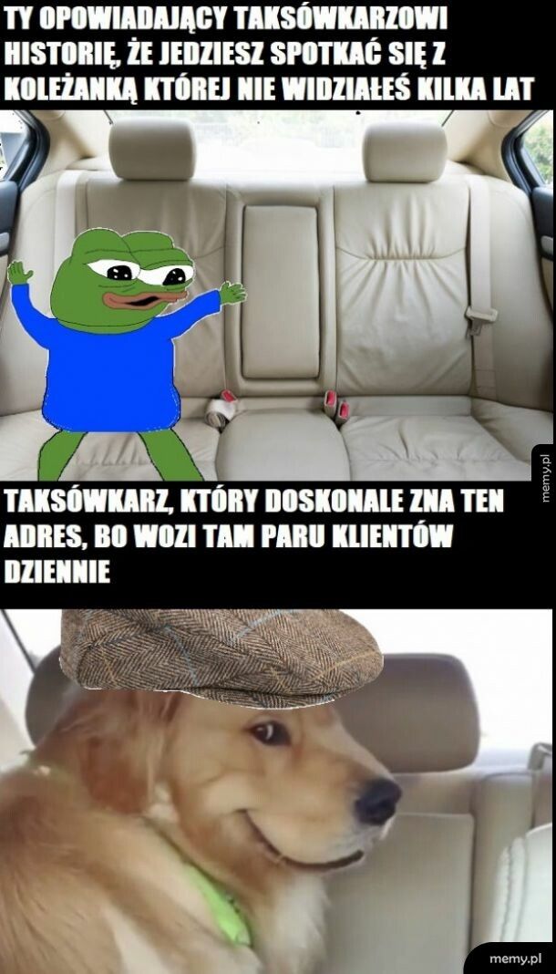 W taksówce