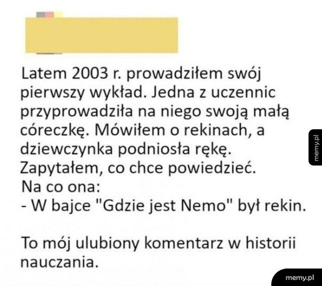 Pierwszy wykład