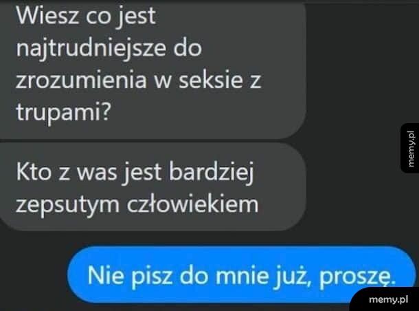 Nie pisz już