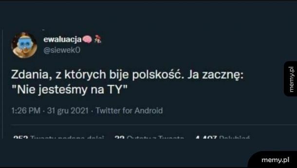 Trochę zdań będzie...