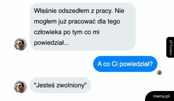 To jest zły człowiek