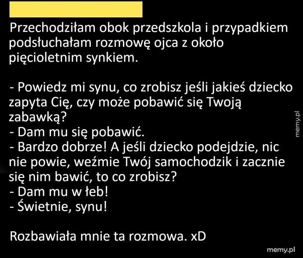 Zabawna rozmowa z dzieckiem