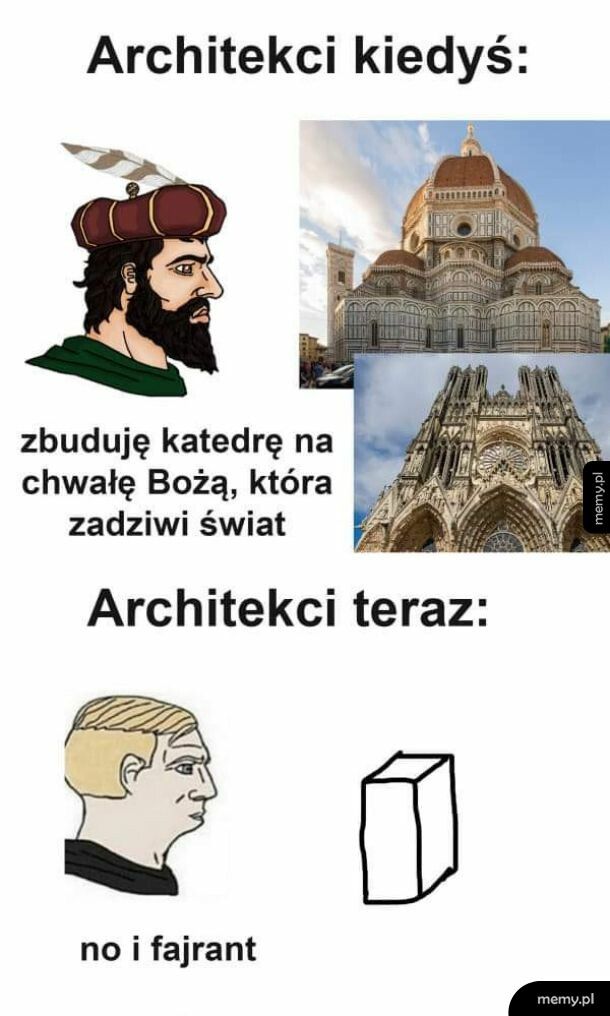 Architekci kiedys i dziś