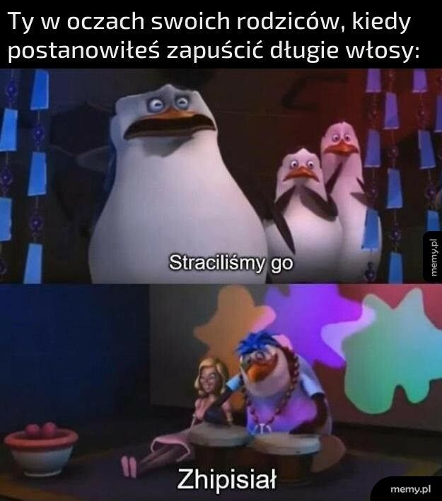 Długie włosy