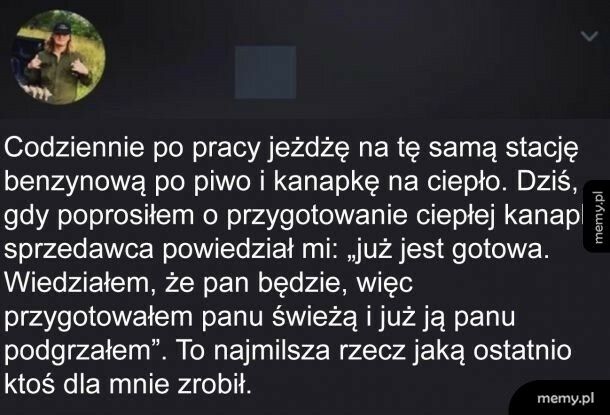 Przemiły gest