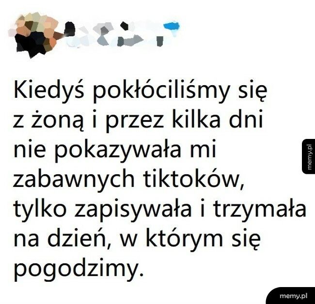 Kłótnia z żoną