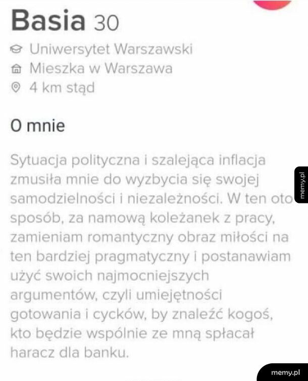 Inflacja niszczy romantyzm