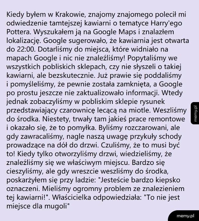 Kawiarnia o tematyce Harry'ego Pottera