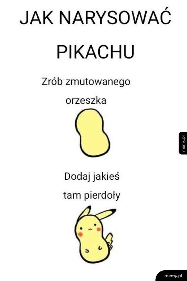 Jak narysować Pikachu