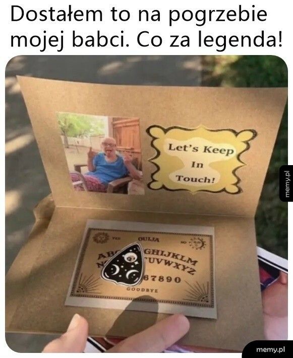 Babcia to miała poczucie humoru