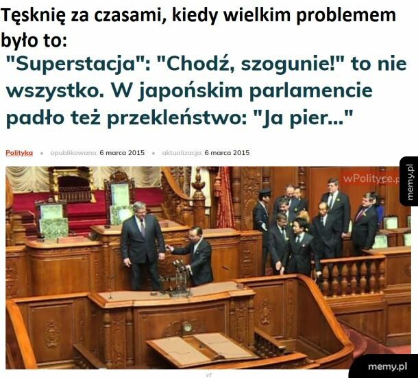 To nie znaczy, ze tęsknię za PO