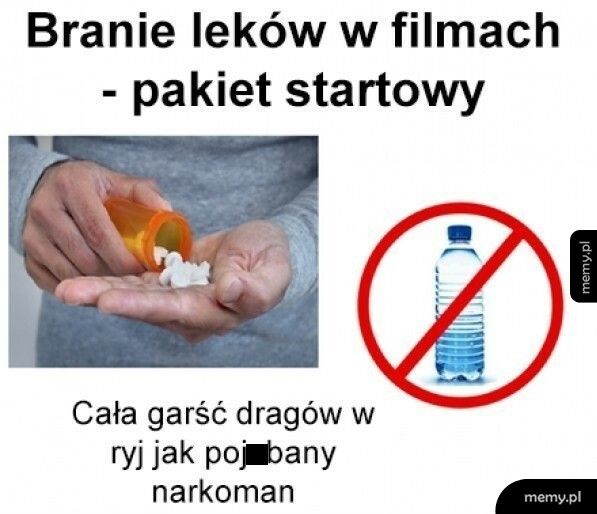 Branie leków w filmach