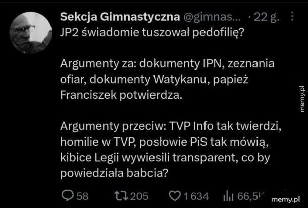 Tuszował, nie tuszował?