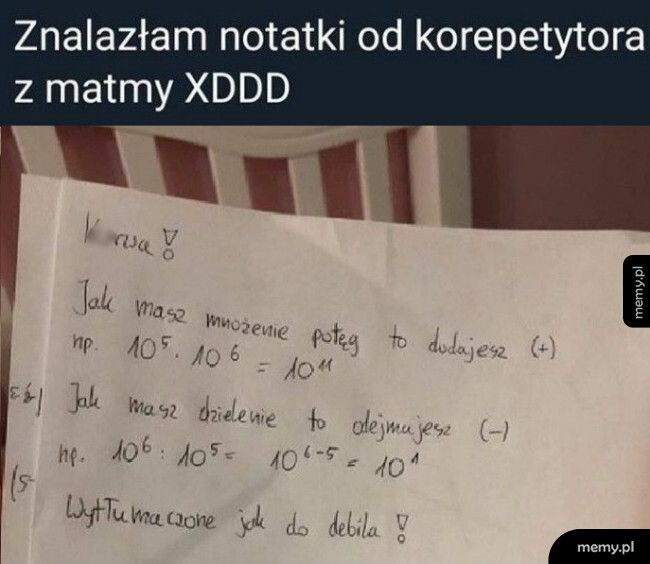 Notatki od korepetytora z matematyki