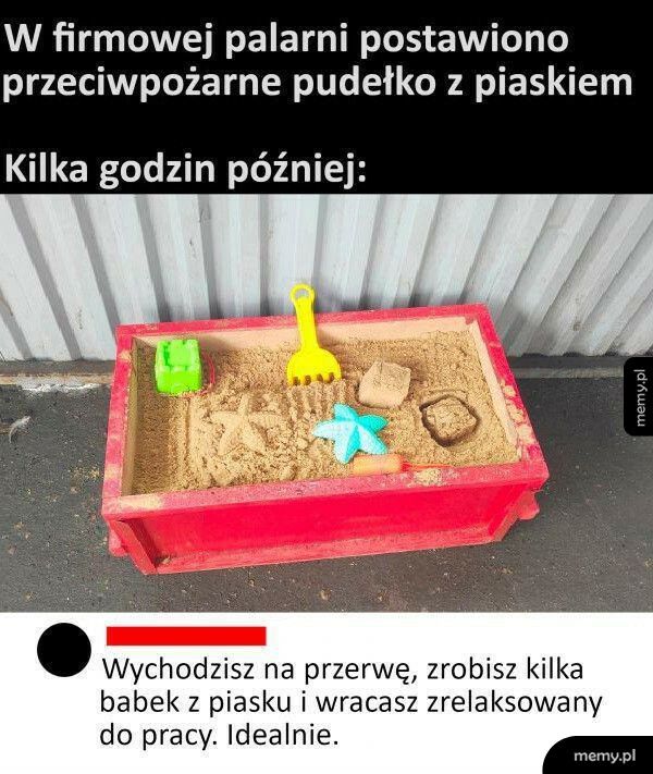 Wyszła mini piaskownica