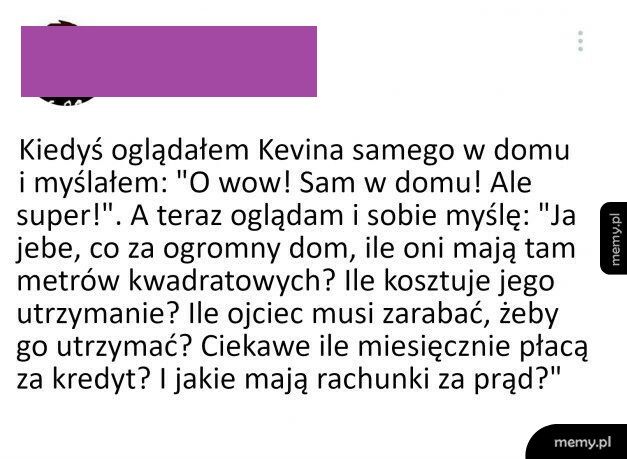 Kevin z perspektywy dorosłego