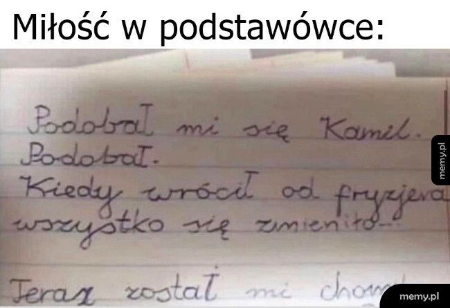 Miłość w podstawówce