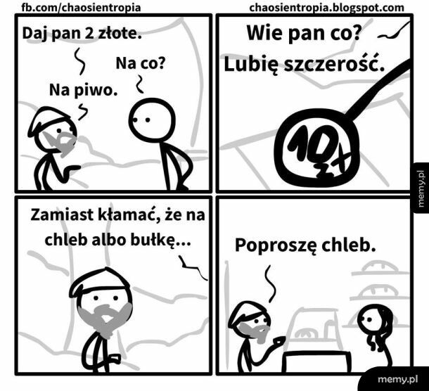 (Nie)szczerość nagrodzona