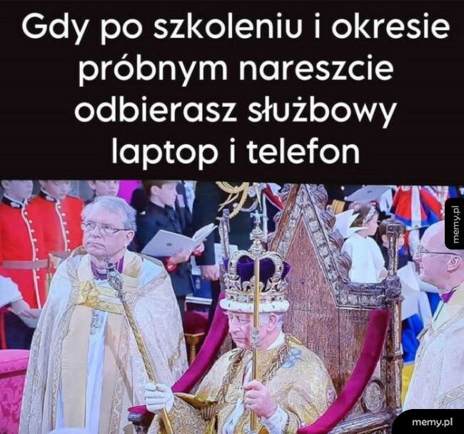 Oficjalnie przyjęty do pracy