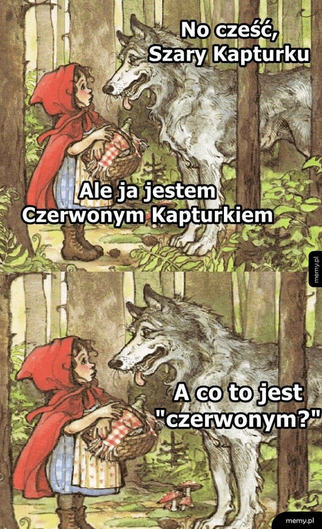 Czerwony Kapturek i wilk