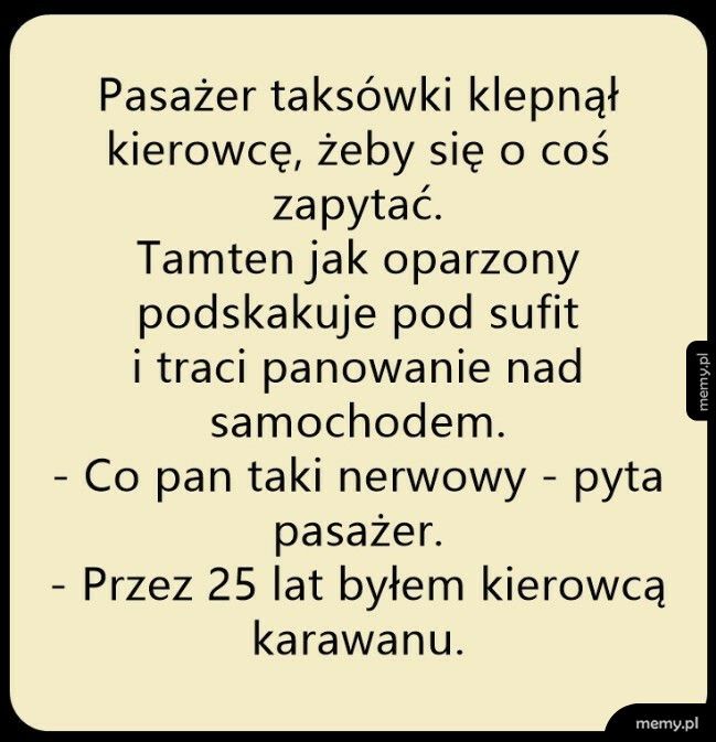 Nerwowy kierowca