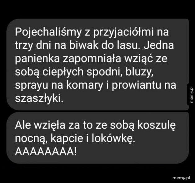 Pakowanie na biwak