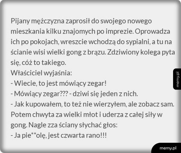 Mówiący zegar