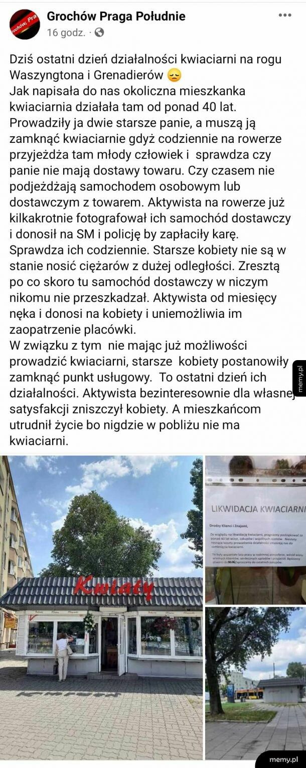 Jakim trzeba być podłym człowiekiem, żeby tak robić...