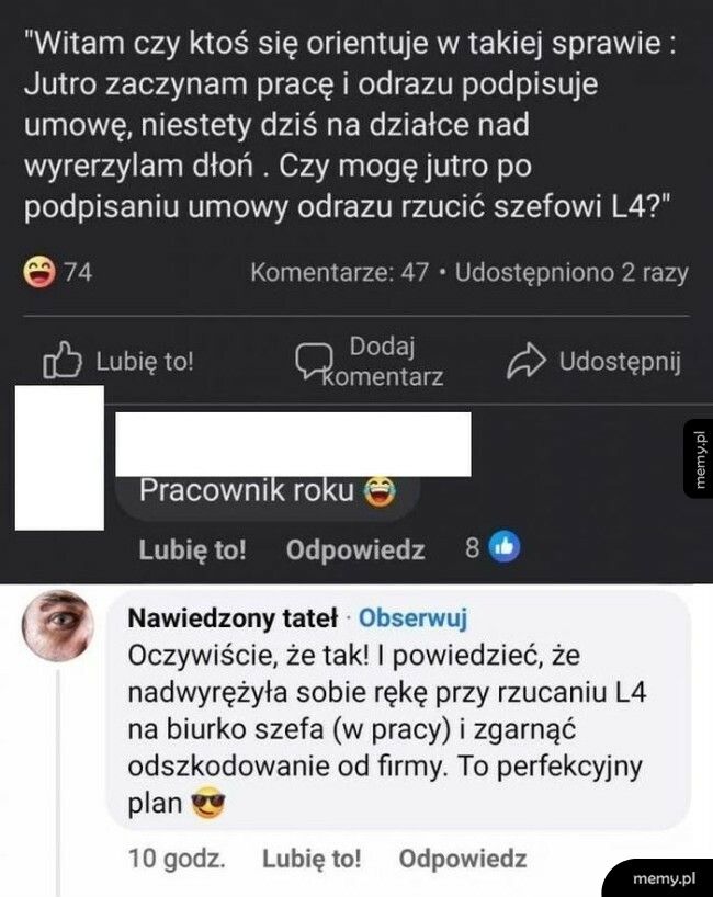 Pierwszy dzień pracy