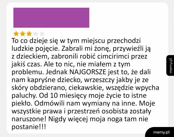 To jakiś koszmar