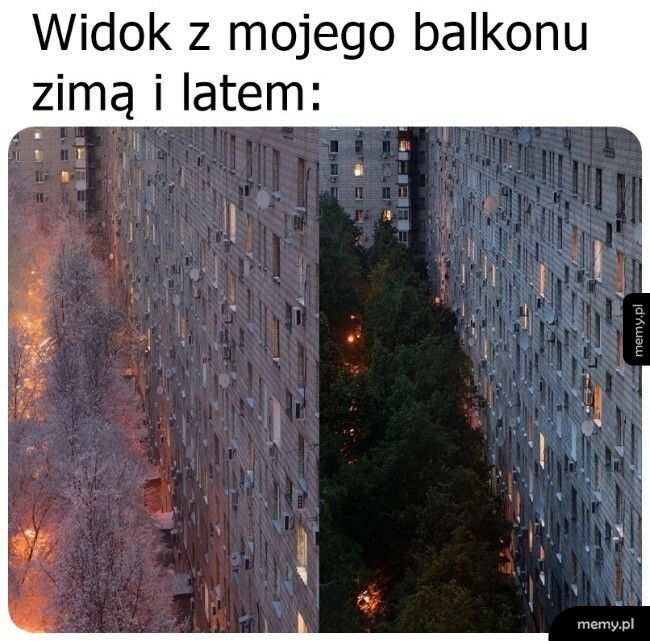 Widok z balkonu