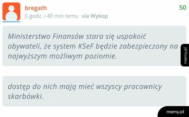 Nowy system KSeF będzie solidnie zabezpieczony, poza 60 tys. pracownikami skarbówki i poza politykami nikt tam nosa nie wścibi!