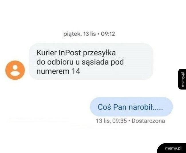 Przesyłka u sąsiada