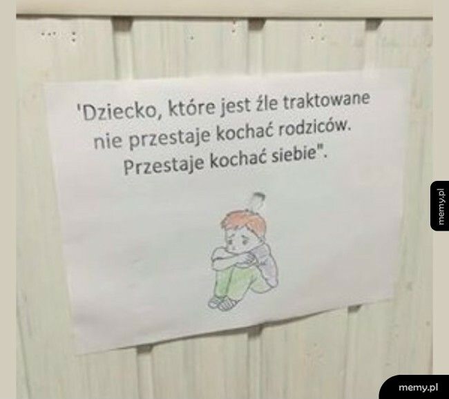 Źle traktowane dziecko