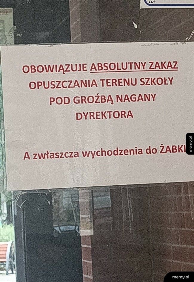 Informacja dla uczniów