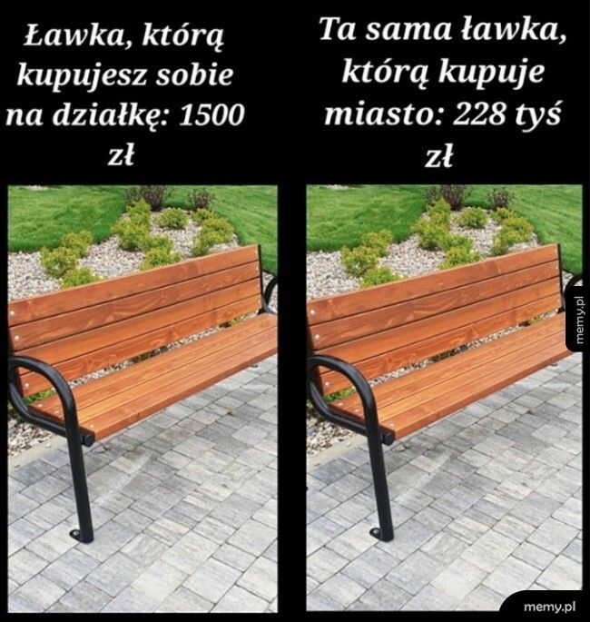 Miejska ławeczka