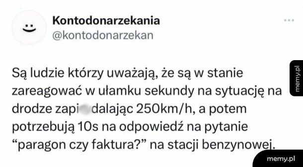 Reakcja w ułamku sekundy