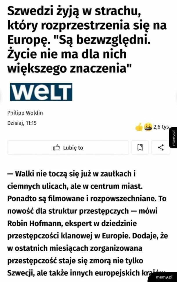 Jest grubo.