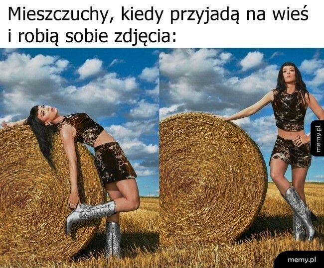 Sesja fotograficzna na wsi