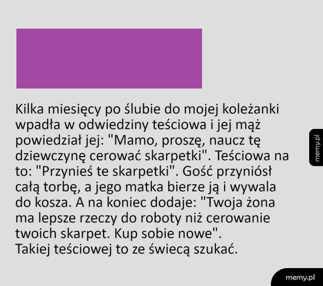 Interwencja teściowej