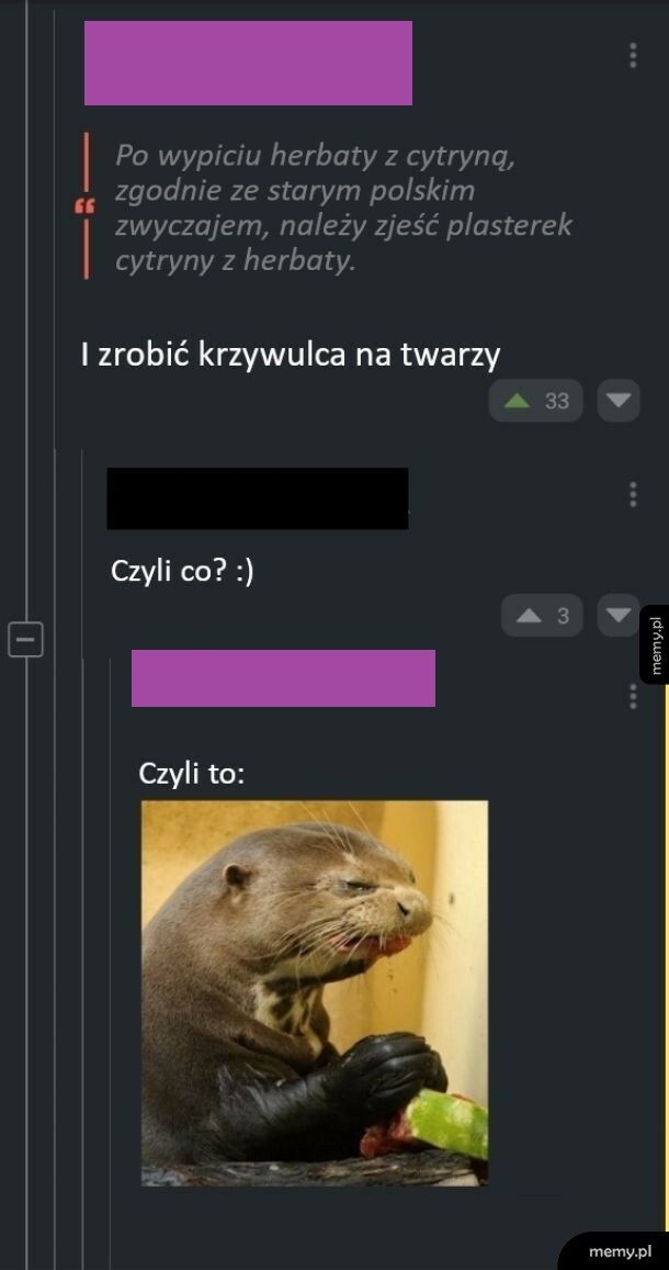 Krzywulec na twarzy