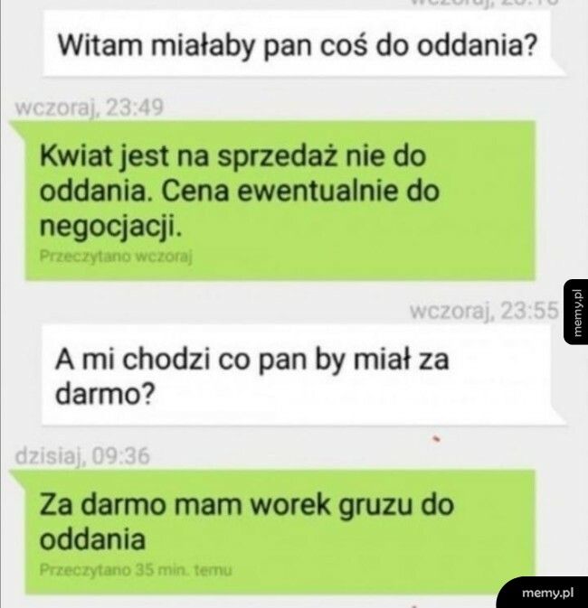 Rzeczy do oddania