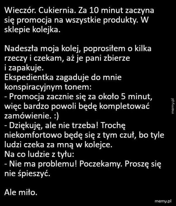 Promocja w cukierni