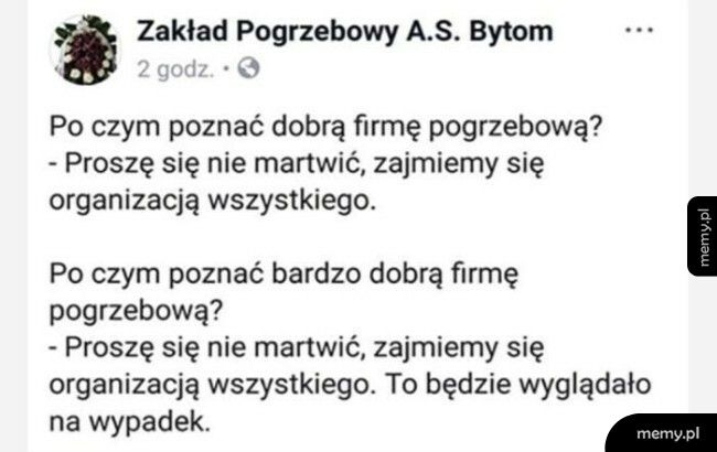 Dobra firma pogrzebowa