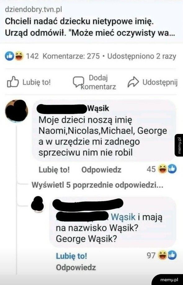 Nietypowe nazwisko