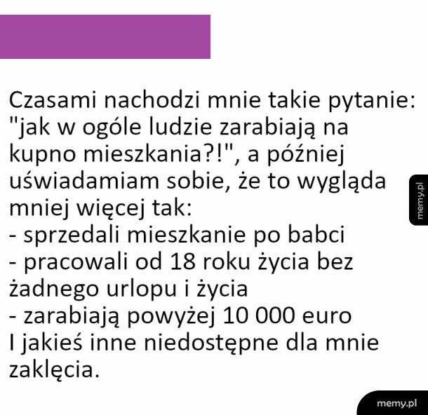 Jak zarobić na swoje mieszkanie