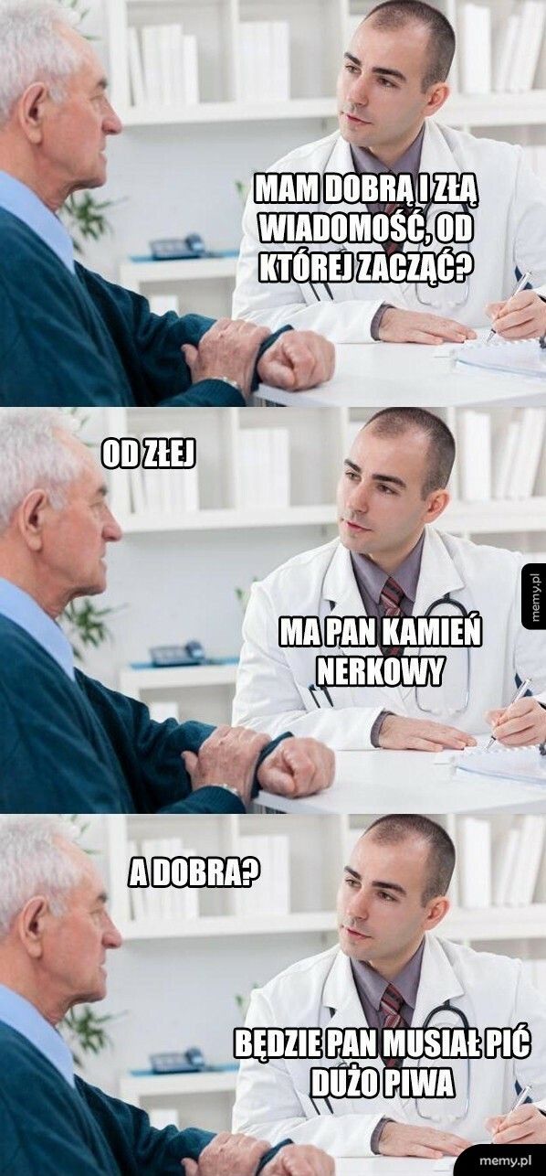 Dobra i zła wiadomość