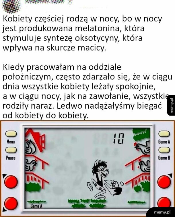 Kobiety częściej rodzą w nocy