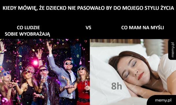 8h, inaczej jestem zombie