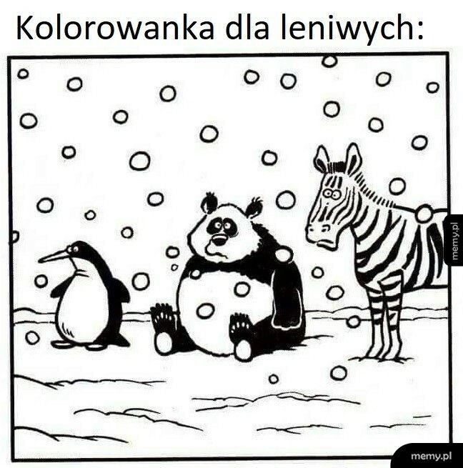 Kolorowanka dla leniwych